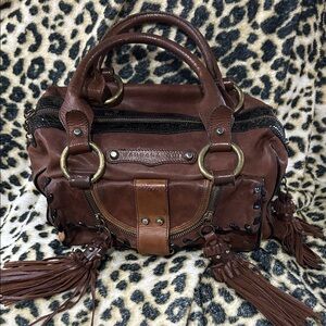 Barbara Bui Leather Satchel